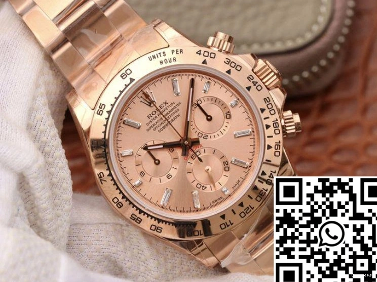 Rolex JH Daytona Gold Rose Cosmograph Dial 116508 Factory 0112